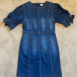 Only worn once, habitual denim dress.
